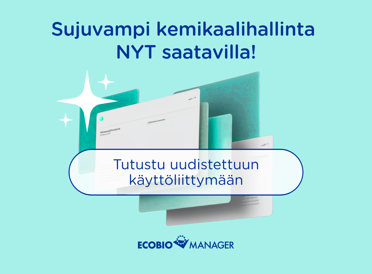 Kemikaalihallinnan uusi käyttöliittymä